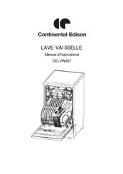 Continental Edison CELVW907 Manuel D'instructions