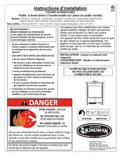Kingsman MQFDV453NE2 Instructions D'installation