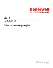 Honeywell CK75 Guide De Démarrage Rapide