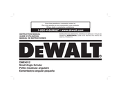 DeWalt DWE4012 Guide D'utilisation