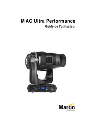 Harman Martin MAC Ultra Performance Guide De L'utilisateur