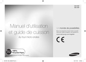 Samsung ME109F Manuel D'utilisation Et Guide De Cuisson