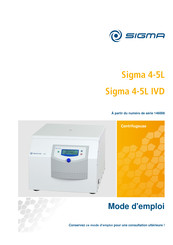 Sigma 4-5L Mode D'emploi