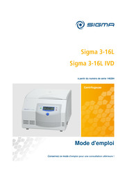 Sigma 3-16L Mode D'emploi