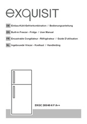 Exquisit EKGC 265/40-6 F A++ Guide D'utilisation