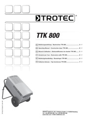 Trotec TTK 800 Manuel D'utilisation