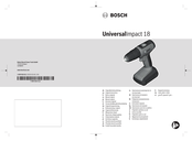 Bosch UniversalImpact 18 Notice Originale