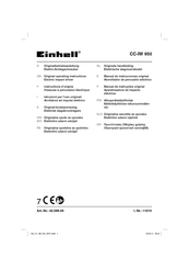 EINHELL CC-IW 950 Instructions D'origine