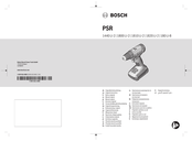 Bosch PSR 1810 LI-2 Notice Originale