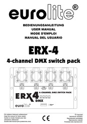 EuroLite ERX-4 Mode D'emploi