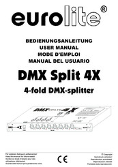 EuroLite DMX Split 4X Mode D'emploi