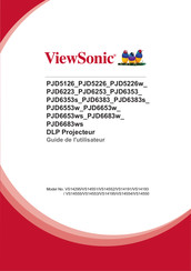 ViewSonic PJD6683w Guide De L'utilisateur
