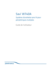 Plantronics Savi W740A Guide De L'utilisateur