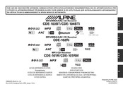 Alpine CDE-101RM Guide De Référence Rapide