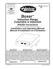 Hatco Boxer IRNGBX Série Manuel D'installation Et D'utilisation