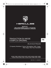 Hercules E-Imperial Traduction Du Mode D'emploi Original