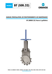 Orbinox BT 22 Série Manuel D'installation, De Fonctionnement Et De Maintenance