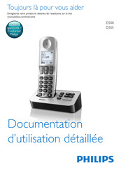 Philips D505 Documentation D'utilisation Détaillée