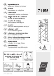 hymer 71195 Instructions De Montage Et D'utilisation