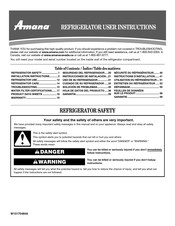 Amana UFK8001AXX-750 Instructions D'installation