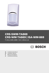 Bosch F.01U.045.268 Manuel D'installation