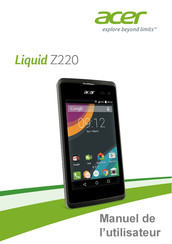 Acer Liquid Z220 Manuel De L'utilisateur