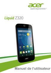 Acer Liquid Z320 Manuel De L'utilisateur