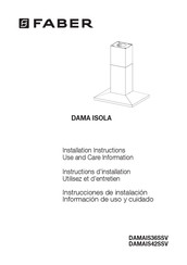 Faber DAMA ISOLA DAMAIS42SSV Instructions D'installation