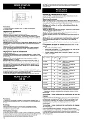 Tylo CC 10 Mode D'emploi