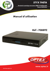 Optex 708892 Manuel D'utilisation