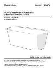Fleurco ALTO BAL5831 Guide D'installation Et D'utilisation