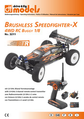 df models DRIVE&FLY Brushless Speedfighter-X 4WD RC Buggy 1/8 Notice D'utilisation