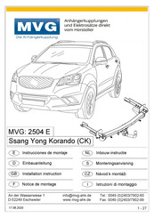 MVG 2504 E Notice De Montage