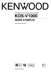 Kenwood KOS-V1000 Mode D'emploi