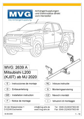 MVG 2639 A Notice De Montage