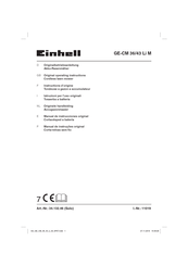 EINHELL GE-CM 36/43 Li M Instructions D'origine