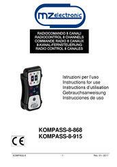 MZ electronic KOMPASS-8-915 Instructions D'utilisation