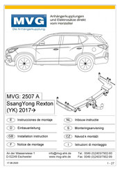 MVG 2507 A Notice De Montage