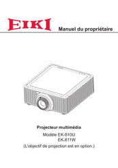 Eiki EK-810U Manuel Du Propriétaire