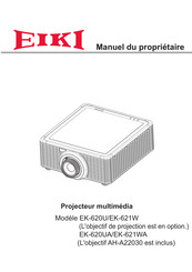 Eiki EK-621WA Manuel Du Propriétaire