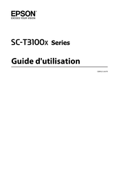 Epson SC-T3100x Série Guide D'utilisation