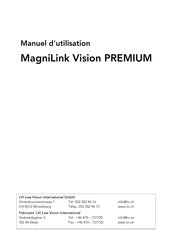 Lvi MagniLink Vision PREMIUM Manuel D'utilisation