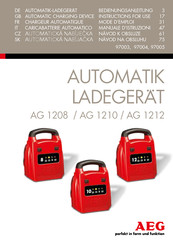 AEG AG 1212 Mode D'emploi