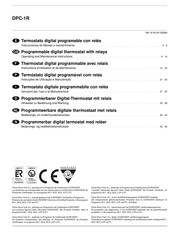 CLIMA ROCA YORK DPC-1R Instructions D'utilisation Et De Maintenance