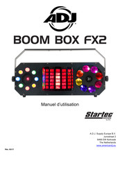 ADJ Startec Boom Box FX2 Manuel D'utilisation