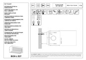 SLV BOX-L E27 Mode D'emploi