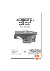 Amazone ZA-M profiS control Notice D'utilisation