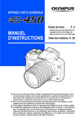 Olympus E-450 Manuel D'instructions