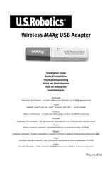 U.S.Robotics Wireless MAXg USB Adapter Guide D'installation
