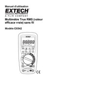 Extech Instruments EX542 Manuel D'utilisation